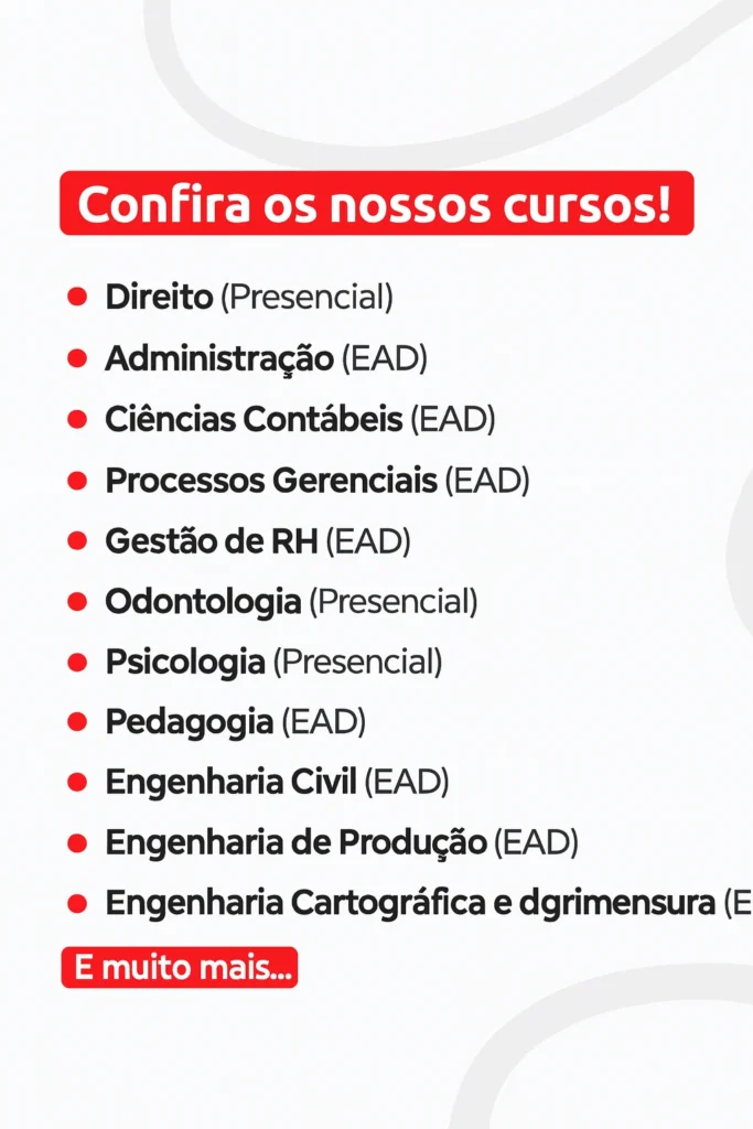 Cursos Disponíveis